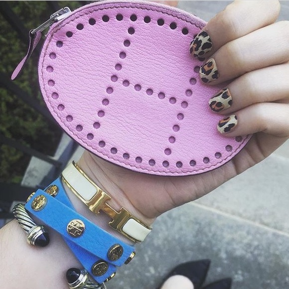 Hermes Handbags - Hermes Chevre Mysore Evelyne Coin Pouch